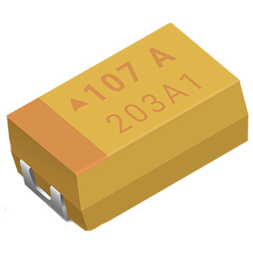AVX TAJD107K020RNJ tantalov kondenzator 20 V 10 % (D x Š x V) 7.3 x 4.3 x 2.8 mm 1 kom. slika