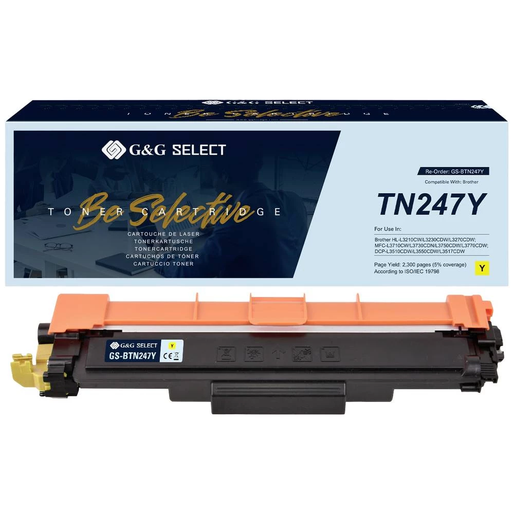 G&G toner zamijenjen Brother TN-247Y kompatibilan  žut  TN-247Y GS-BTN247Y slika