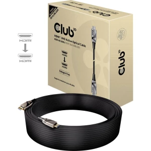 club3D HDMI Priključni kabel [1x Muški konektor HDMI - 1x Muški konektor HDMI] 30 m Crna slika