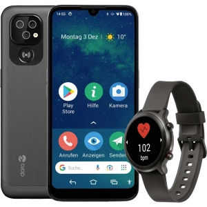 doro 8100 + Watch senior pametni telefon 32 GB 15.5 cm (6.1 palac) crna Android™ 11 slika