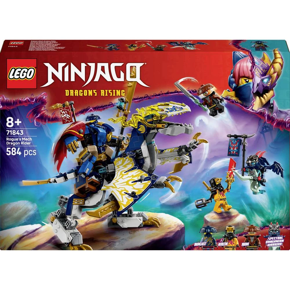 71843 LEGO® NINJAGO Odmetnici Jahači Zmajeva Mehova slika