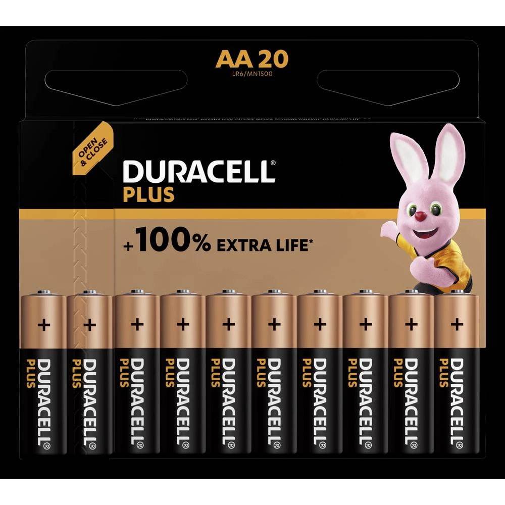 Duracell Plus-AA CP20 mignon (AA) baterija alkalno-manganov  1.5 V 20 St. slika