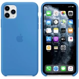 Apple iPhone 11 Max Silicone Case silikon case iPhone 11 Pro Max surf blue