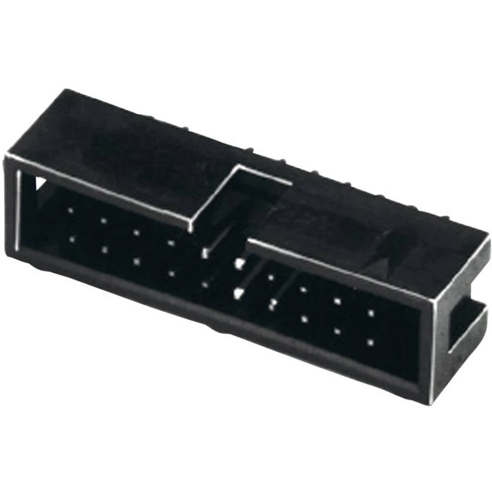 W & P Products 137-06-1-00-2 letva s igličastim kontaktima Raster: 2.54 mm Ukupan broj polova: 6 Broj redova: 2 1 kom. slika