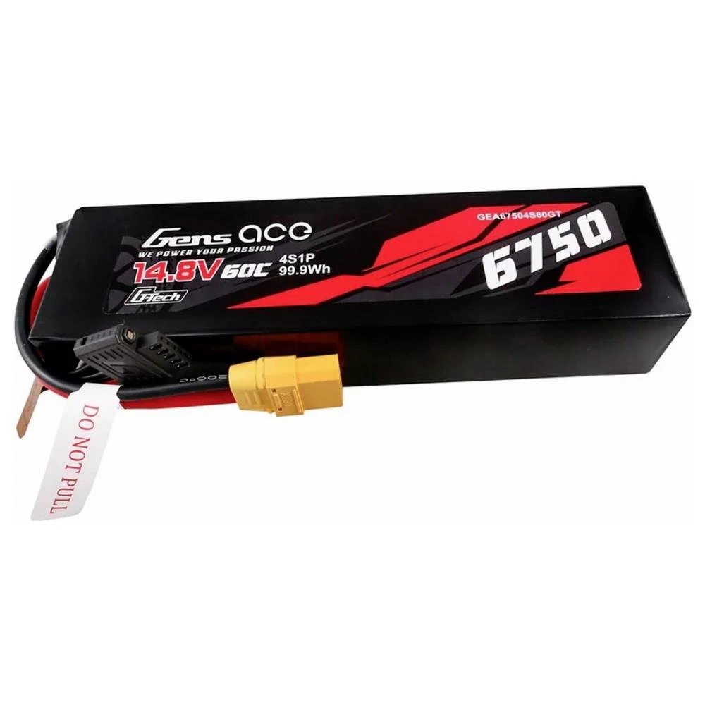 Gens ace lipo akumulatorski paket za modele 14.8 V 6750 mAh 60 C blok XT90 slika