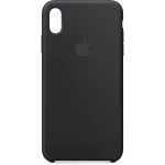 iPhone stražnji poklopac Apple Silikon Case Pogodno za: Apple iPhone XS Max, Crna