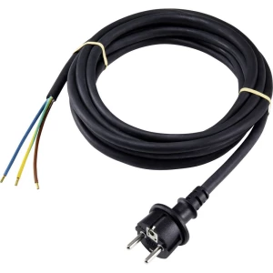 Sygonix SY-5043462 struja priključni kabel  crna 4.50 m slika