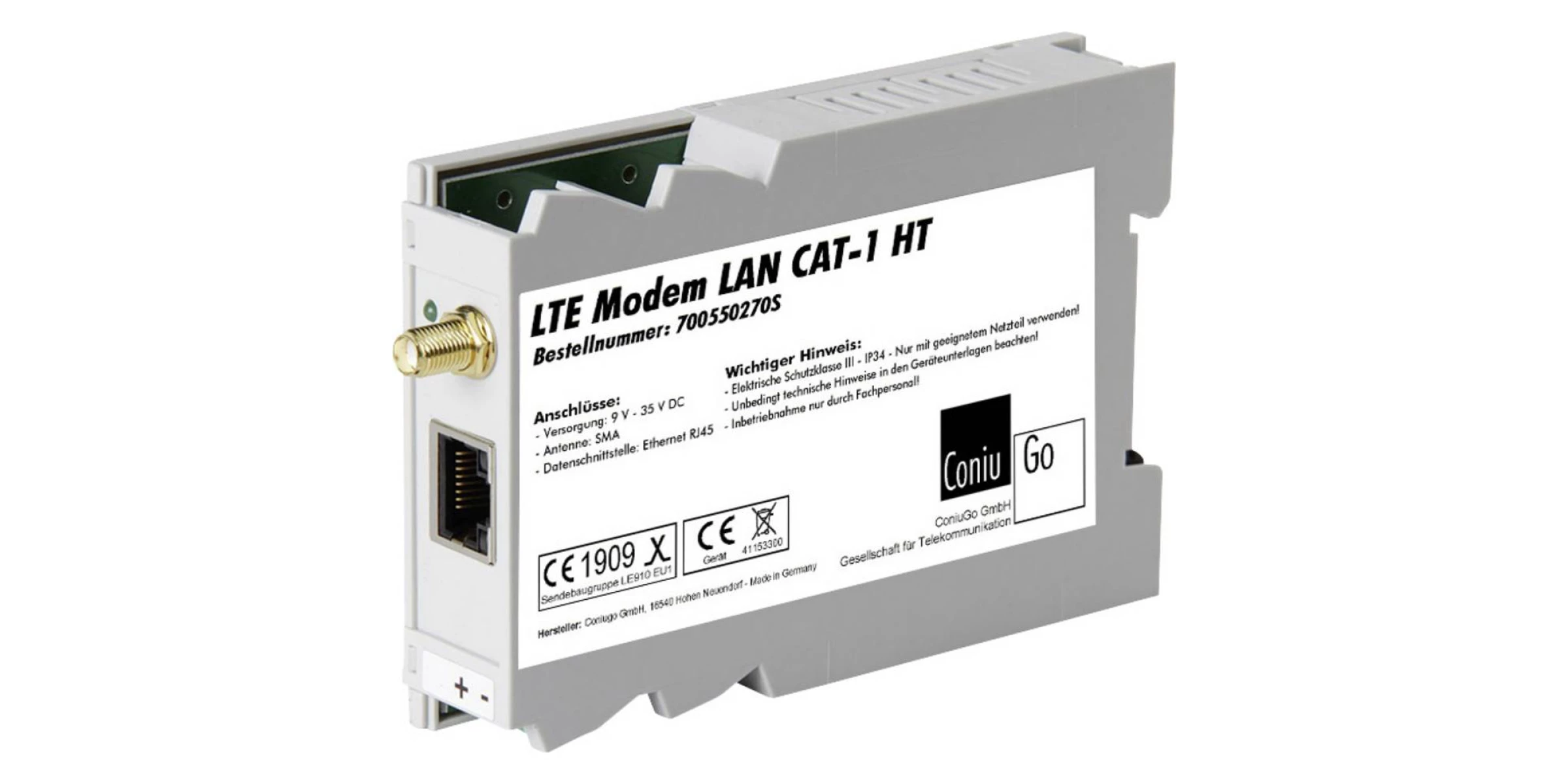 Kupite ConiuGo ConiuGo LTE GSM Modem LAN Hutschiene CAT 1 LTE modem