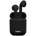 STREETZ TWS-0003  In Ear Headset Bluetooth® stereo crna  daljinski upravljač, slušalice s mikrofonom, kutija za punjenje