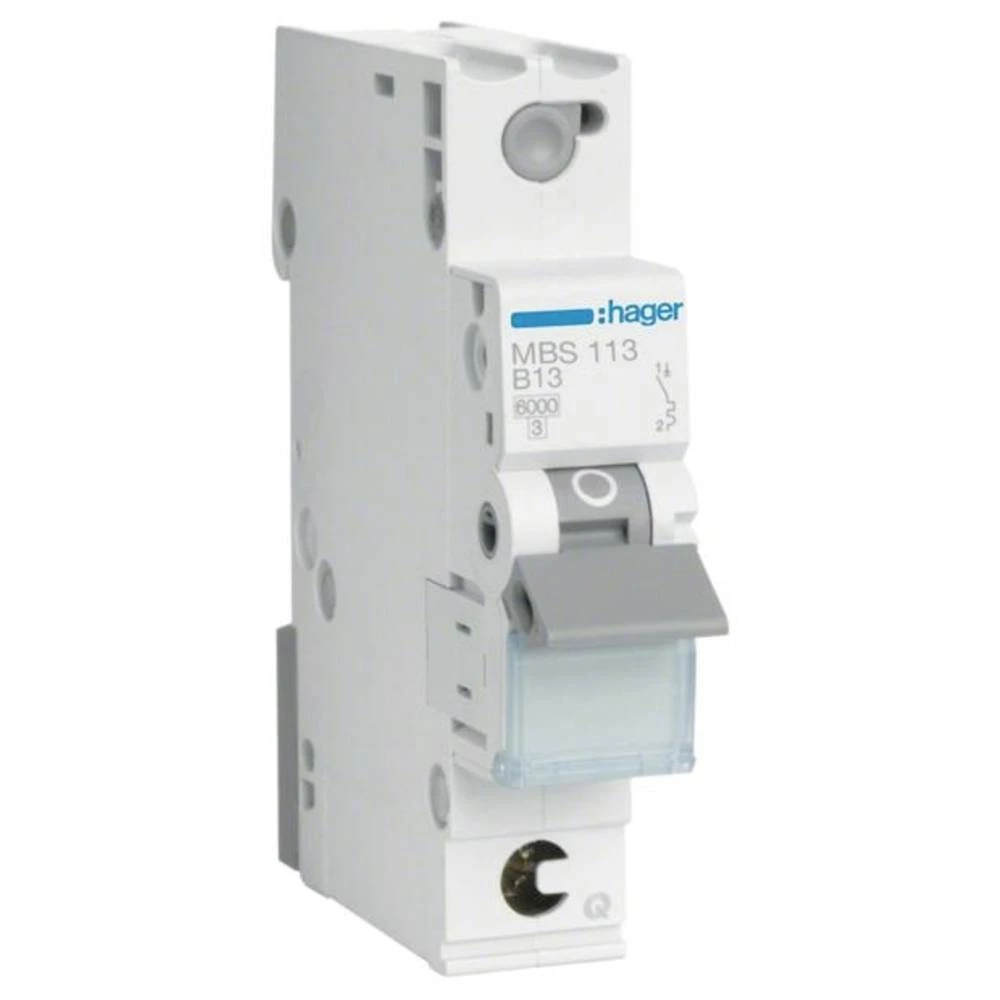 Hager MBS113 MBS113 zaštitna sklopka za vodove    1-polni 13 A  400 V slika