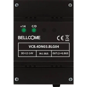 Bellcome VCB.4DN03.BLG04 pribor portafona za vrata žičani razvodna kutija 1 komad tamnosiva slika