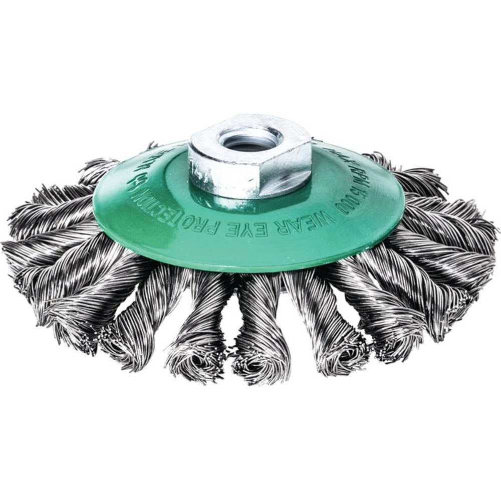 Lessmann Četka za kos D.115mm M14 debljina žice 0,5mm VA čelična žica 12mm 15000min  472857WZ 1 St. slika