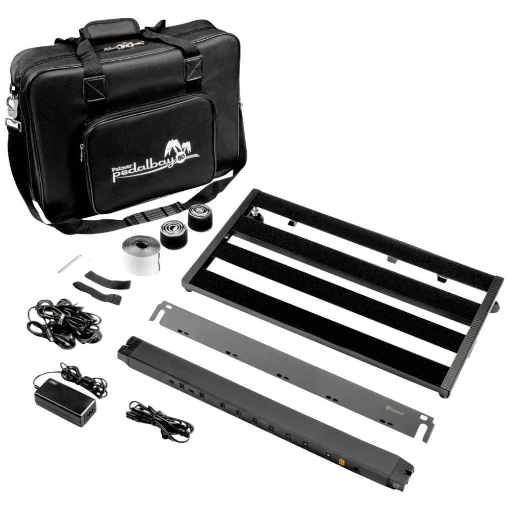 Palmer Pedalbay® 60 PB PEDALBOARD60 uklj. WTPB60 POWERBAR Palmer Musicals Instruments Pedalbay® 60 PB set pedala slika