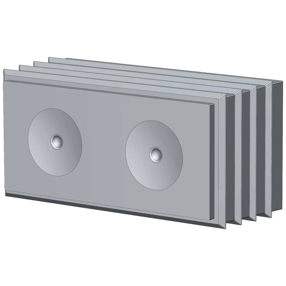 CONTA-CLIP KDS-DES 2X10,5 GR element za brtvljenje     termoplastični elastomer siva 5 St. slika