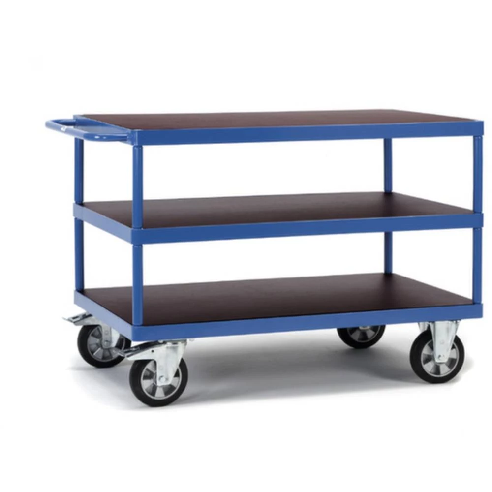 Fetra Hauptartikel 12426 kolica s policama čelik obložen s prahom Opterećenje (maks.): 1200 kg briljantno-plava (RAL 500 slika