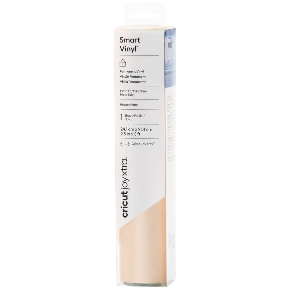 Cricut Smart Vinyl Permanent Joy Xtra folija Širina reza 91.4 cm šampanjac boja slika
