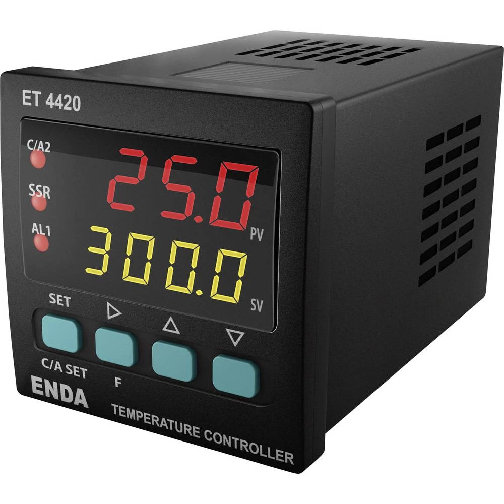 Enda pid termostat Pt100, J, K, L, T, S, R, B -199.9 do 1700 °C (D x Š x V) 87 x 48 x 48 mm slika