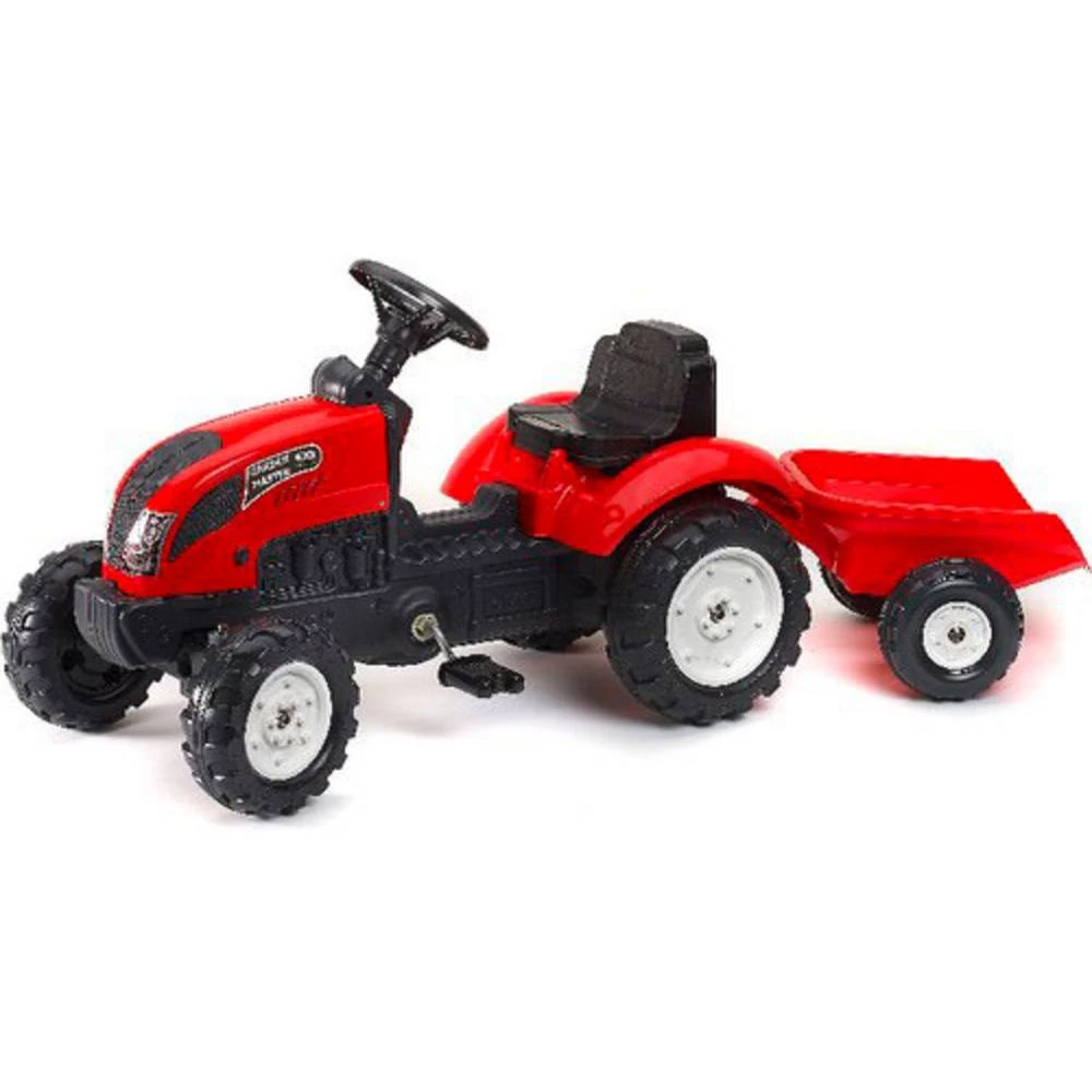 Vedes traktor na pedale crvena Tret-Traktor mit Hänger rot 2-5 J. slika