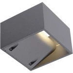 Vanjska LED zidna svjetiljka Logs Wall 232104 SLV 6 W toplo-bijela srebrno-siva