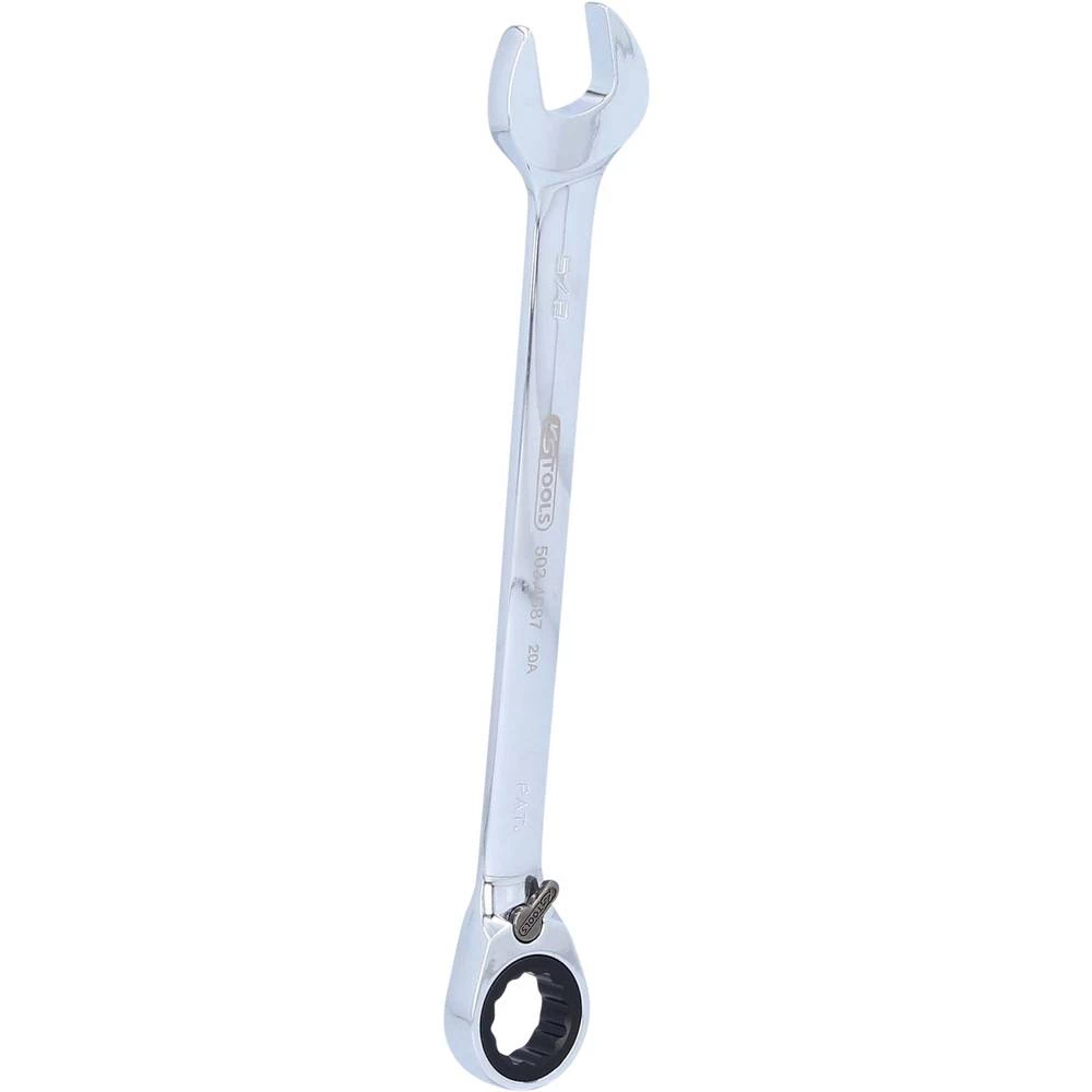 KS Tools 503.4687 503.4687 viličasto okasti ključ s račnom Veličina ključa (inča) (samo za naslov) 5/8" slika
