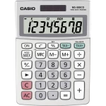 Stolni kalkulator Casio MS-88ECO Srebrna Zaslon (broj mjesta): 8 solarno napajanje, baterijski pogon (Š x V x d) 103 x 31 x 145