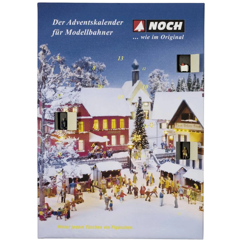 NOCH h0 Slikovni adventski kalendar obojen slika