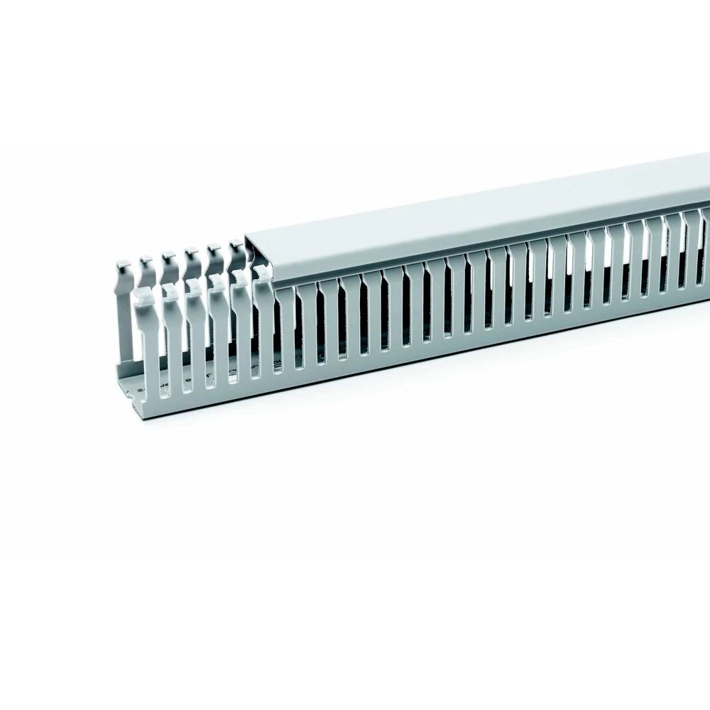 OBO Bettermann 6132379 kanal za ožičenje gornji dio (D x Š x V) 2000 x 125 x 63 mm 9 St. siva slika