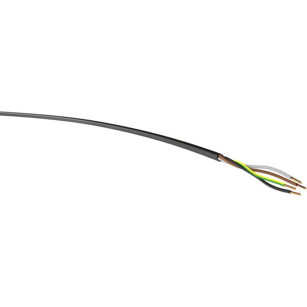 VER H05VV-F 4G0,75sw Eca Ri100 energetski vod H05VV-F 4 G 0.75 mm² crna 100 m slika