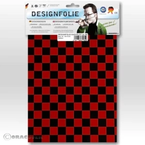 Dizajnerska folija Oracover Easyplot Fun 4 95-023-071-B (D x Š) 300 mm x 208 cm Crveno-crna slika