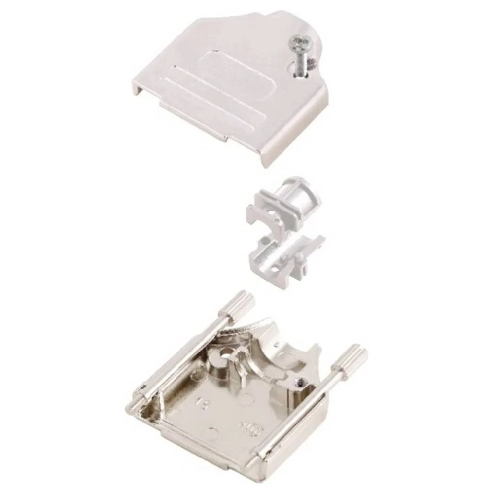 MH Connectors DTZK37-RA-HI-K Broj polova (broj): 37 cink lijevani niklovani 180 ° srebrna 1 kom. slika