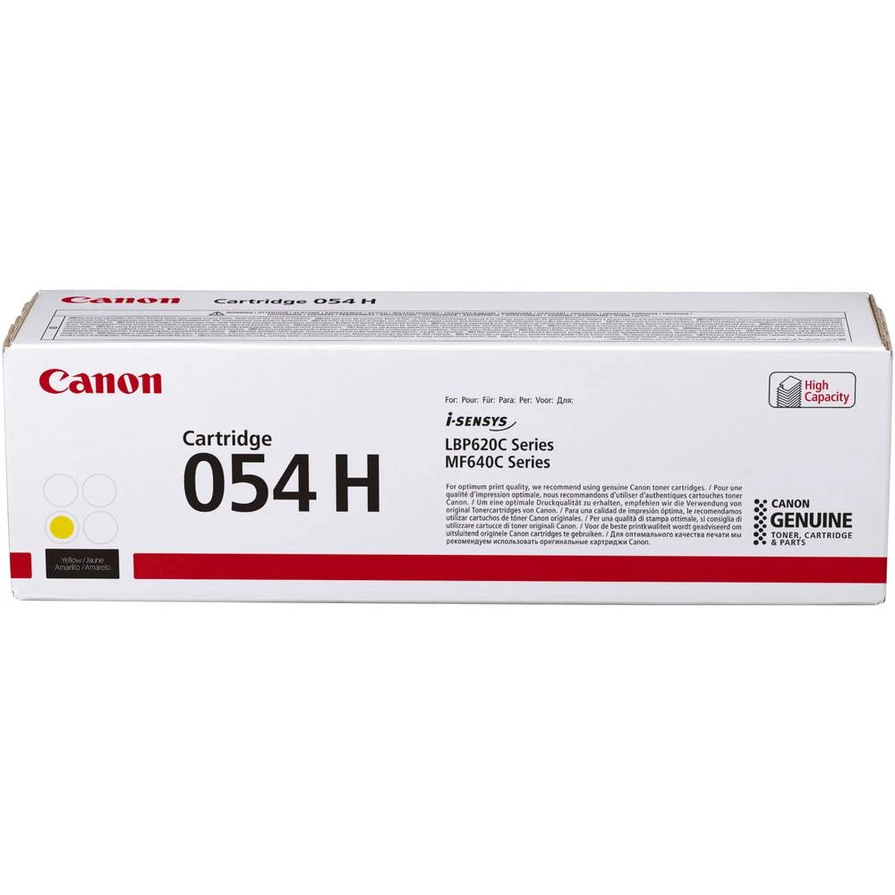 Canon toner 054H original žut 2300 Stranica 3025C002 slika