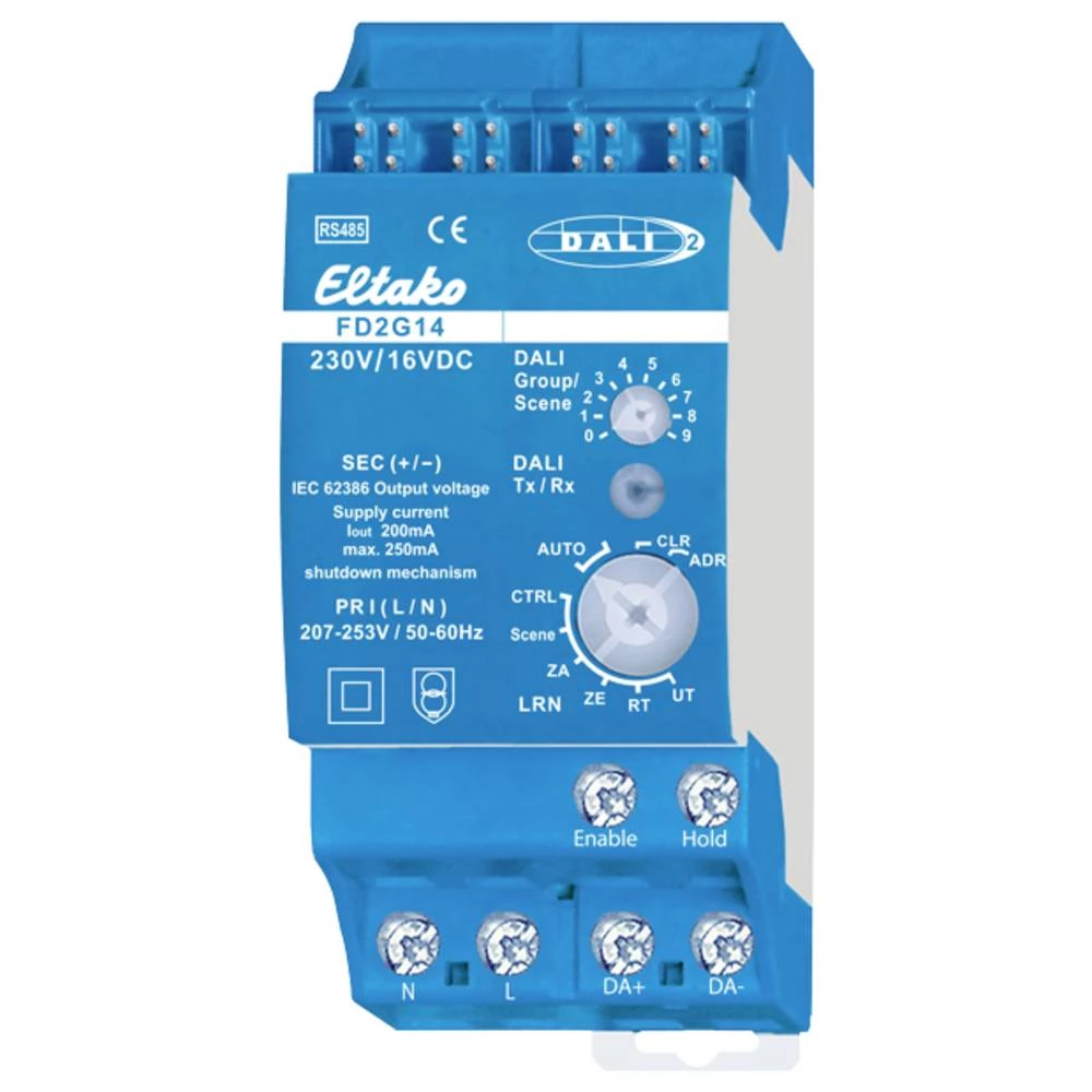FD2G14 Eltako DALI Gateway profilna šina slika