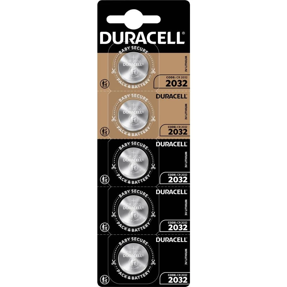 Duracell gumbasta baterija CR 2032 3 V 5 kom. 220 mAh litijev Elektro 2032 slika