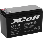 XCell XP712F2 XCEXP712F2 olovni akumulator 12 V 7 Ah olovno-koprenasti (Š x V x D) 151 x 94 x 65 mm plosnati priključak 6.35 mm bez održavanja, vds certifikat