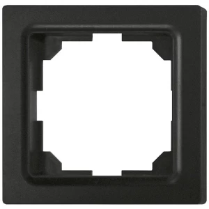 Jednostruki univerzalni okvir unutar 55x55 mm antracit mat E-Design55 Eltako 1-struki  okvir  antracitna boja 30055788 slika