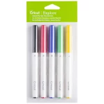 Cricut Explore/Maker Fine Point 5-Pack Classics set olovki crna, crvena, plava boja, zelena, žuta