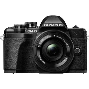 Digitalni fotoaparat Olympus OM-D E-M10 Mark III Kit Uklj. M 14-42 mm + 40-150 mm 17.2 MPix Crna WiFi, Full HD video zapis, Opti slika