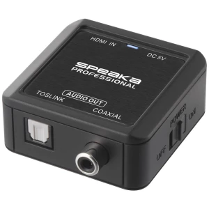 SpeaKa Professional audio adapterski kabel [HDMI - koaksijalni, Toslink] slika