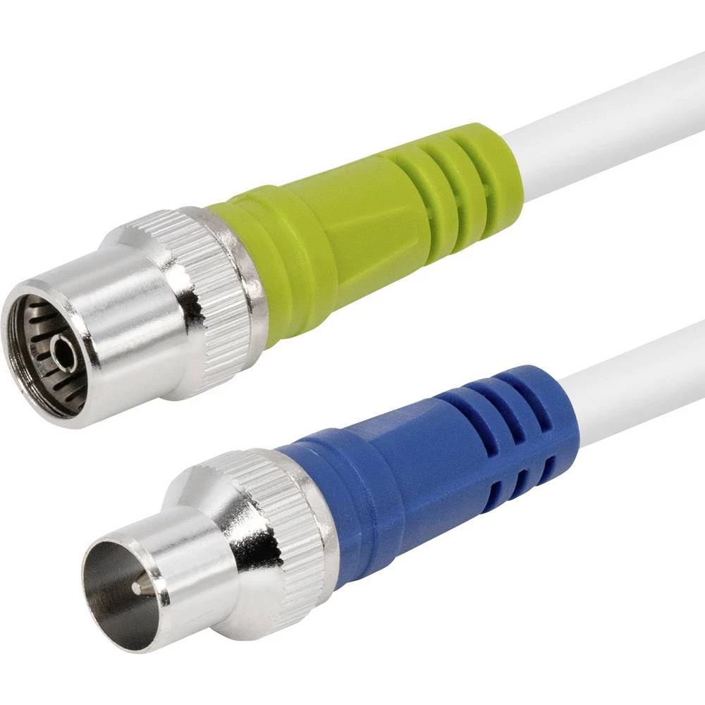 Maxtrack FK-IECS2,0L RJ45 mrežni kabel, Patch kabel 2 m bijela 1 kom. slika