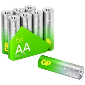 GP Batteries GPSUP15A258C8 mignon (AA) baterija alkalno-manganov 1.5 V 8 St. slika