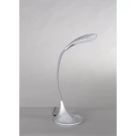 WOFI Yon 8025.01.70.0000 LED stolna svjetiljka 5.5 W toplo bijela srebrna