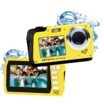 Easypix W3048-Y "Edge" digitalni fotoaparat 48 Megapixel žuta podvodna kamera, prednji zaslon