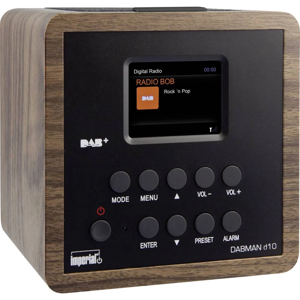 UKW Radio budilica Imperial DABMAN d10 Drvo slika