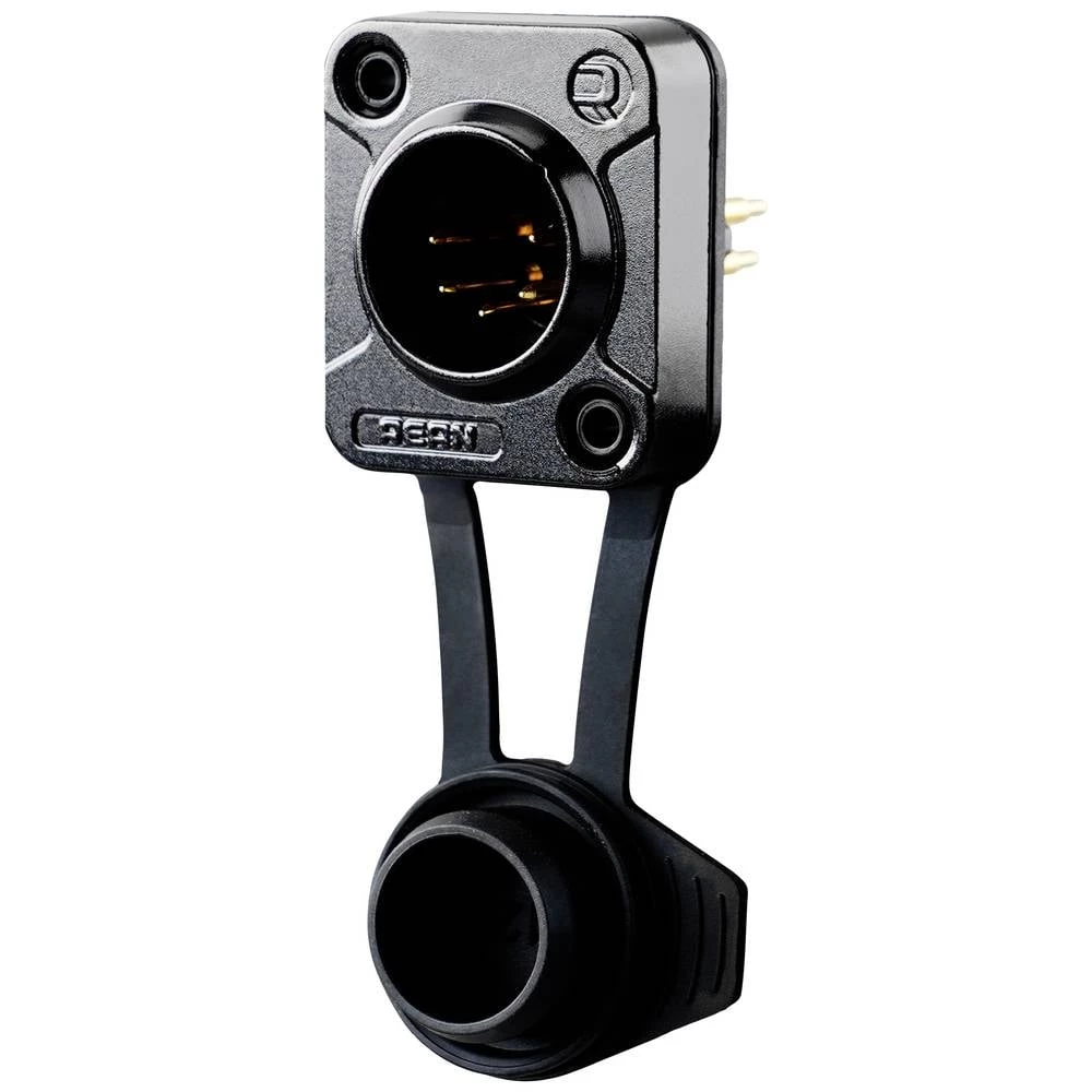 Rean AV RRX5M-Z-012-1 XLR utični konektor utikač, ugradni Broj polova (broj): 5  crna 1 St. slika