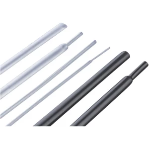 Hongshang 10260 Skupljajuća cijev bez ljepila Prozirna 6.40 mm Stopa skupljanja:2:1 Roba na metre slika