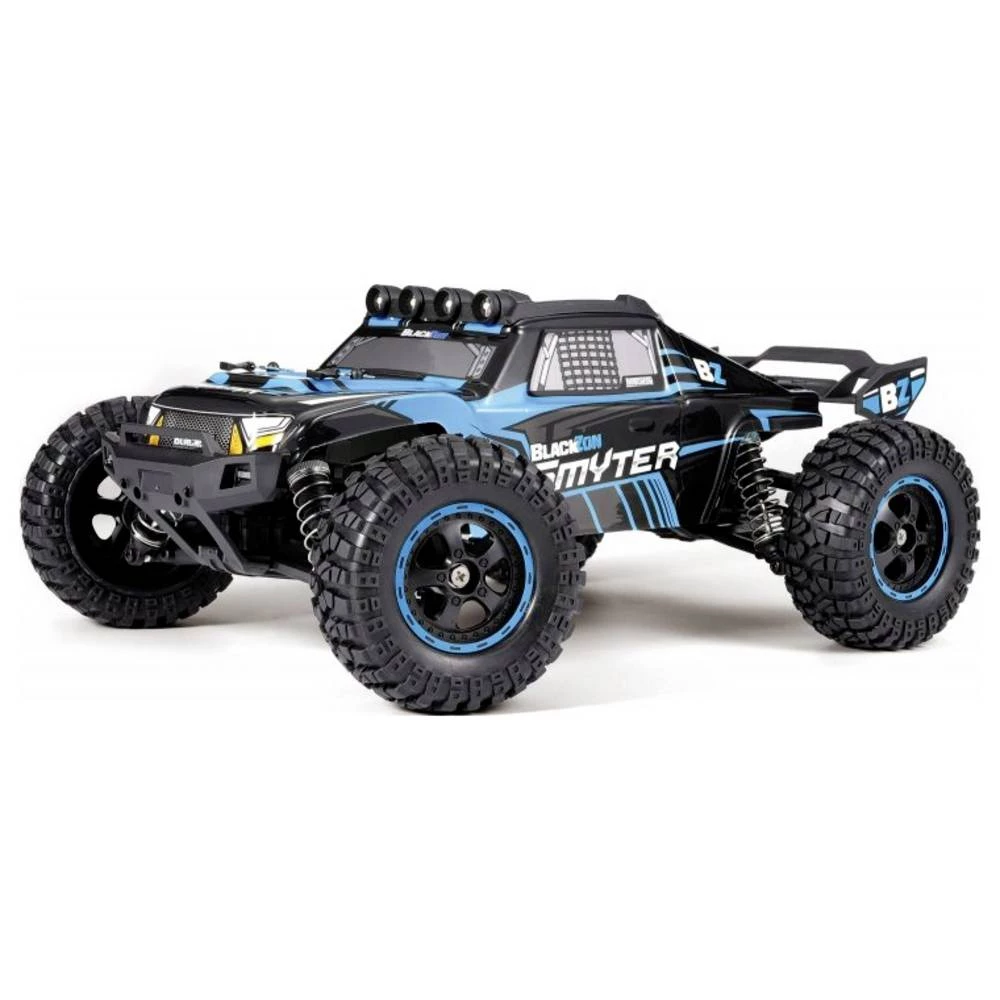 Blackzon plava boja s četkama 1:12 RC model automobila električni monstertruck pogon na sva četiri kotača (4wd) 2,4 GHz slika
