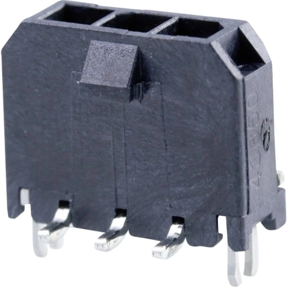 Molex ugradna standardna letva s muškim kontaktima Ukupan broj polova 3 Raster: 3 mm 436500321 1 St. Tape on Full reel slika