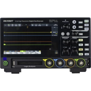 VOLTCRAFT DOV2504 LA digitalni osciloskop 250 MHz 4-kanalni 1.25 GSa/s 100 Mpts 12 Bit digitalni osciloskop s memorijom slika