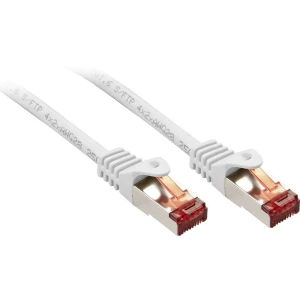 LINDY 47382 RJ45 mrežni kabel, Patch kabel   1.00 m bijela  1 St. slika