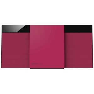 Panasonic SC-HC304EG-R stereo uređaj AUX, CD, UKW, DAB+, USB,  2 x 10 W crvena slika